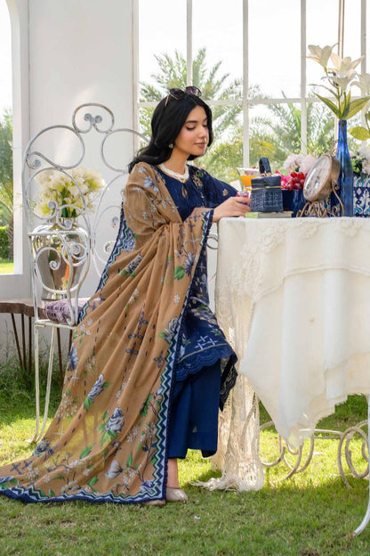 Raabi Premium Printed Lawn 3PC
