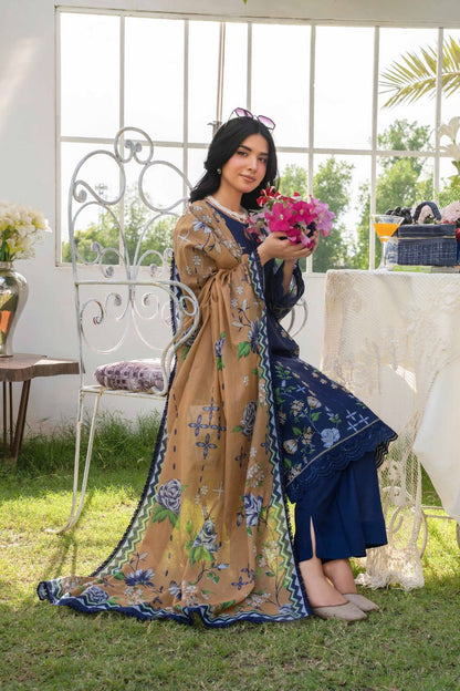 Raabi Premium Printed Lawn 3PC