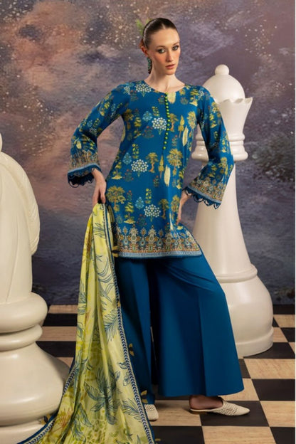 Dill Buro By Paltar Premium Printed Lawn-3PC