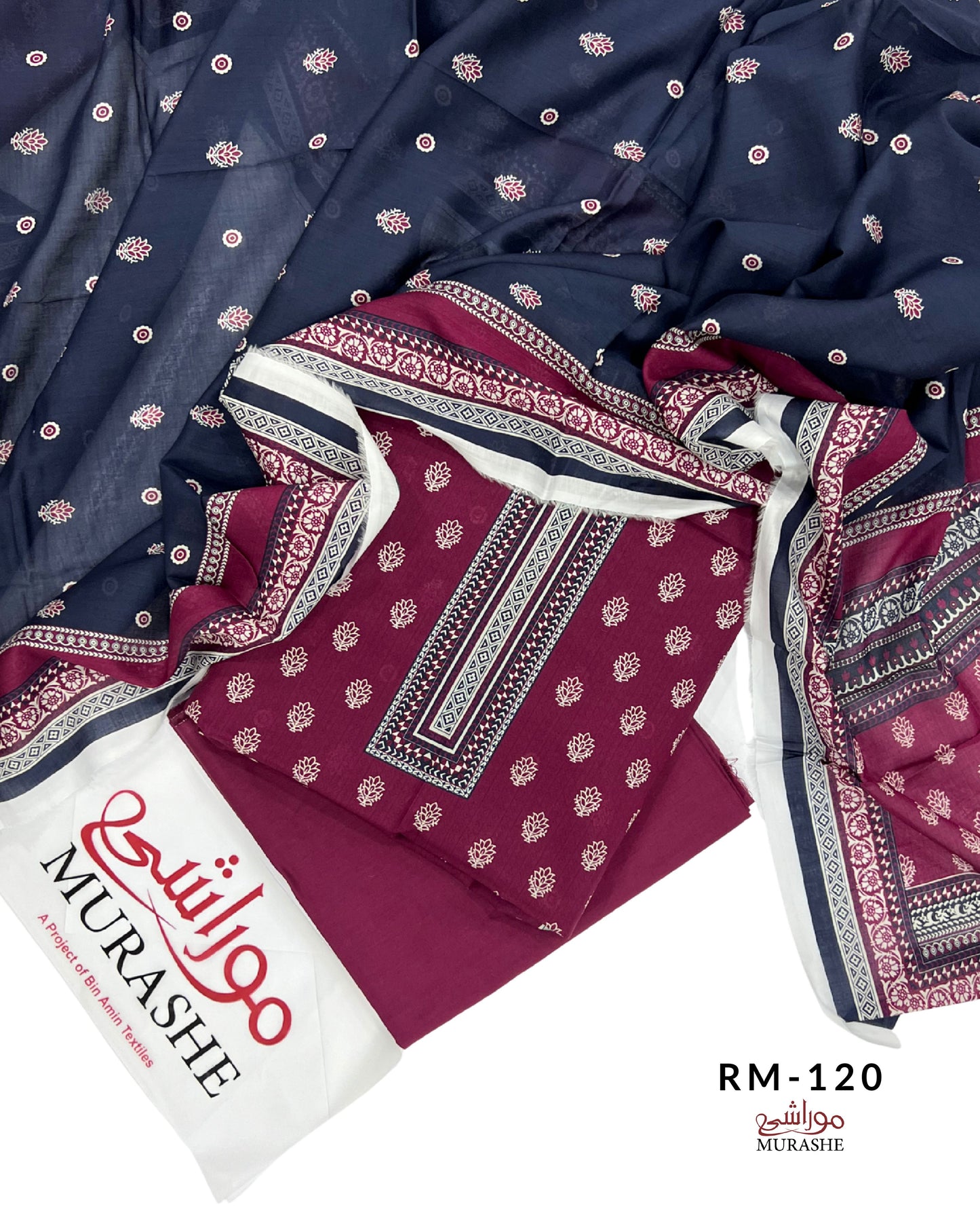 Rijja By Murashe Digital Printed Lawn 3PC