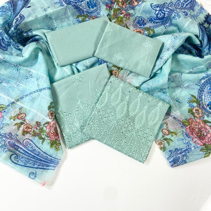 Chikenkari Anaya Noor Lawn 3-PC