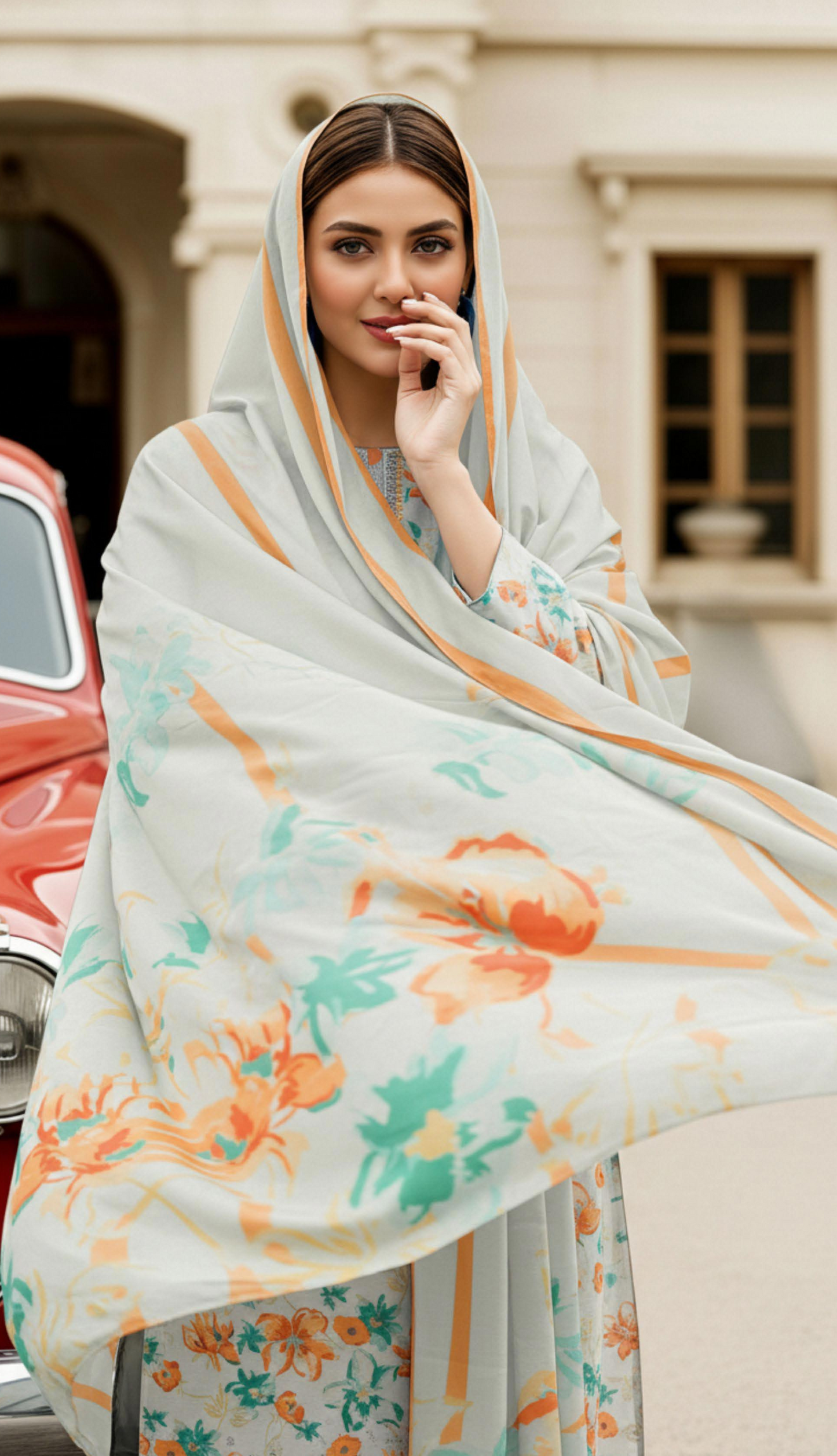 Tawakkal Digital Printed & Emb Lawn 3PC