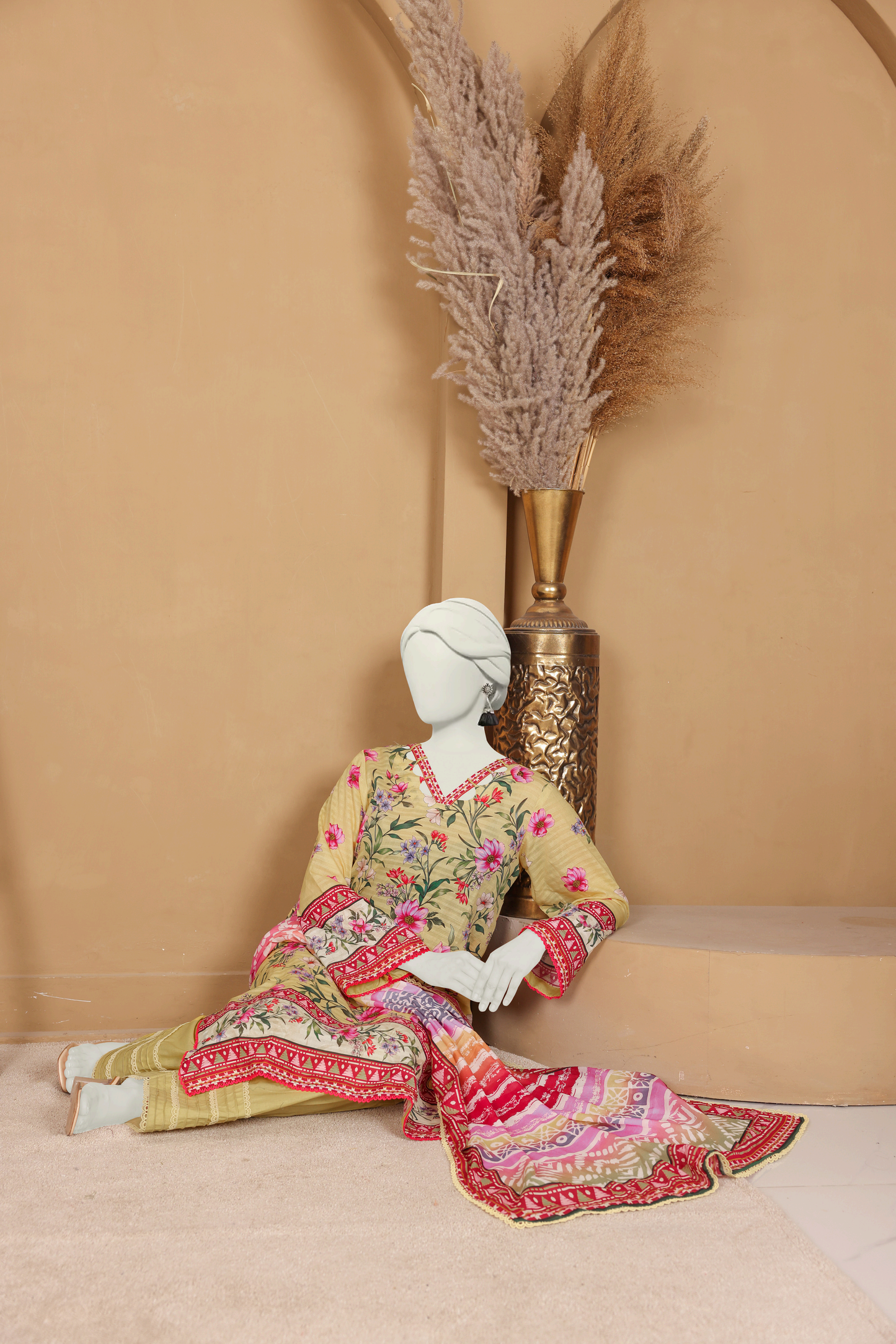 Imsha By Murashe Digital Printed Doria Lawn 3PC
