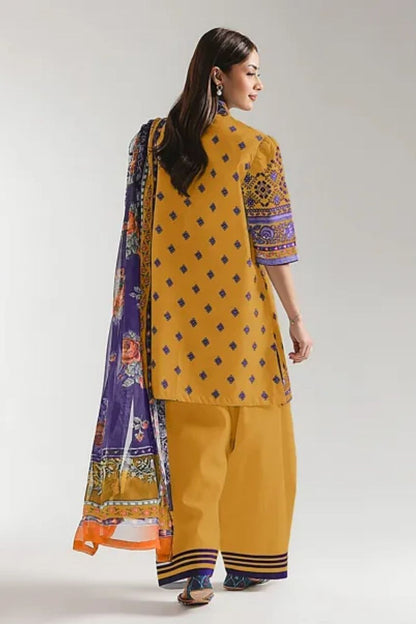 Ethnic Digital Printed Lawn 3PC