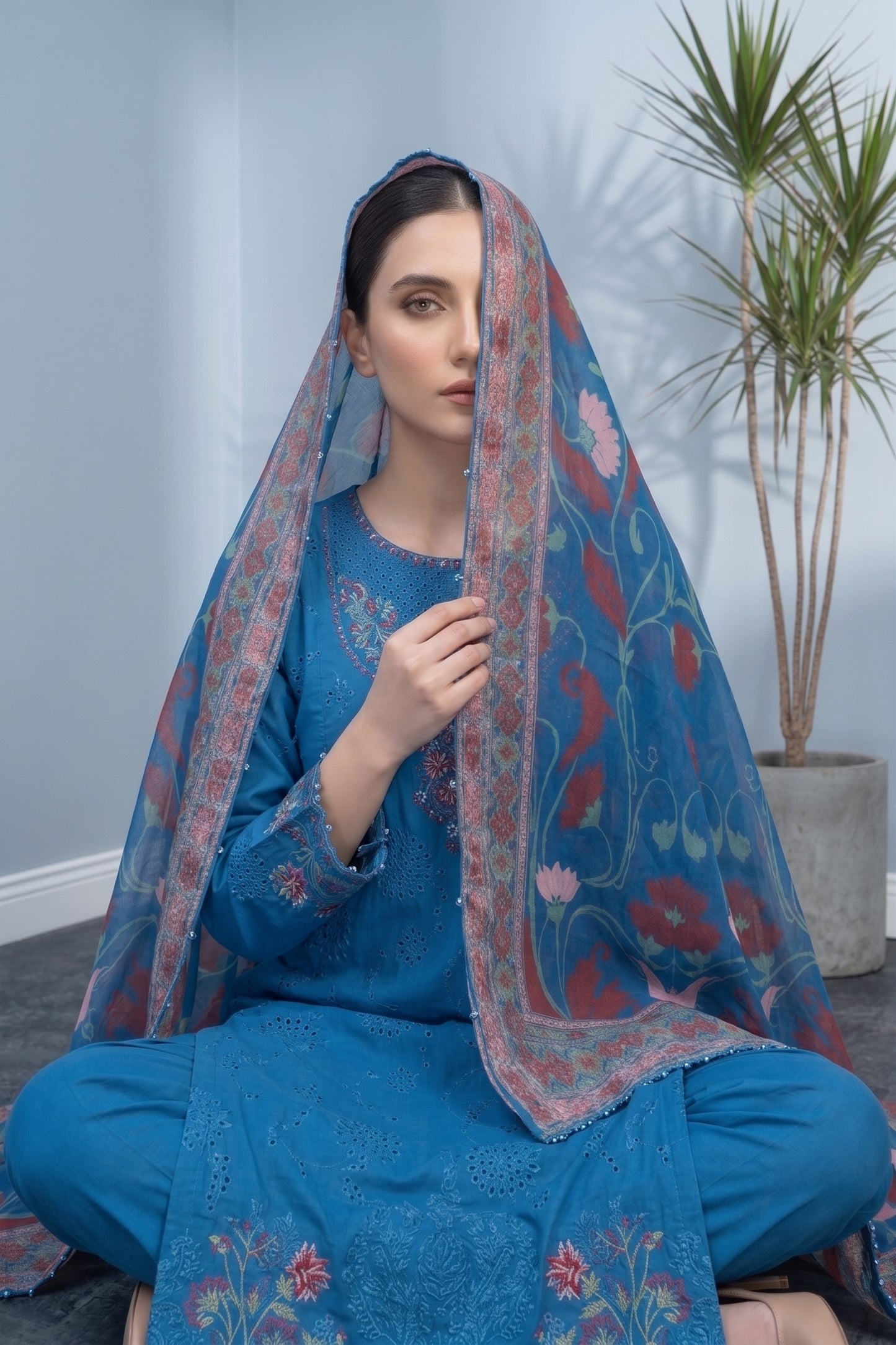 Shiffli Kari By Anaya Noor Emb Lawn 3PC