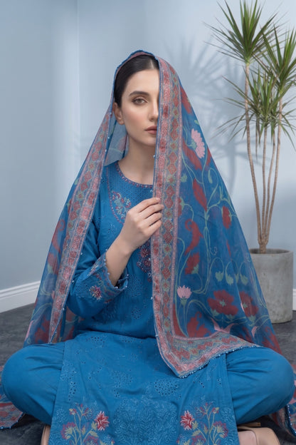 Shiffli Kari By Anaya Noor Emb Lawn 3PC