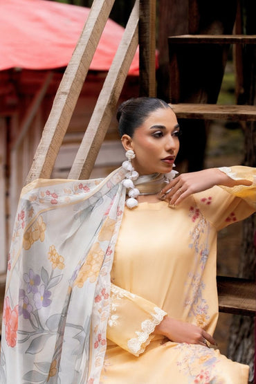 Nura By Shanaya Digital & Emb Lawn Collection 3PC