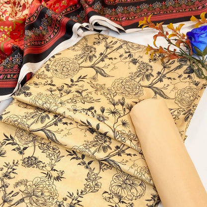 Mausummery Digital Printed Linen 3PC