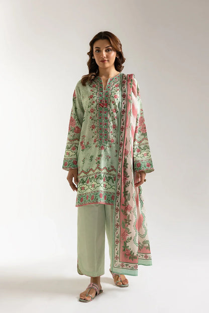 Ethnic Digital Printed Lawn 3PC