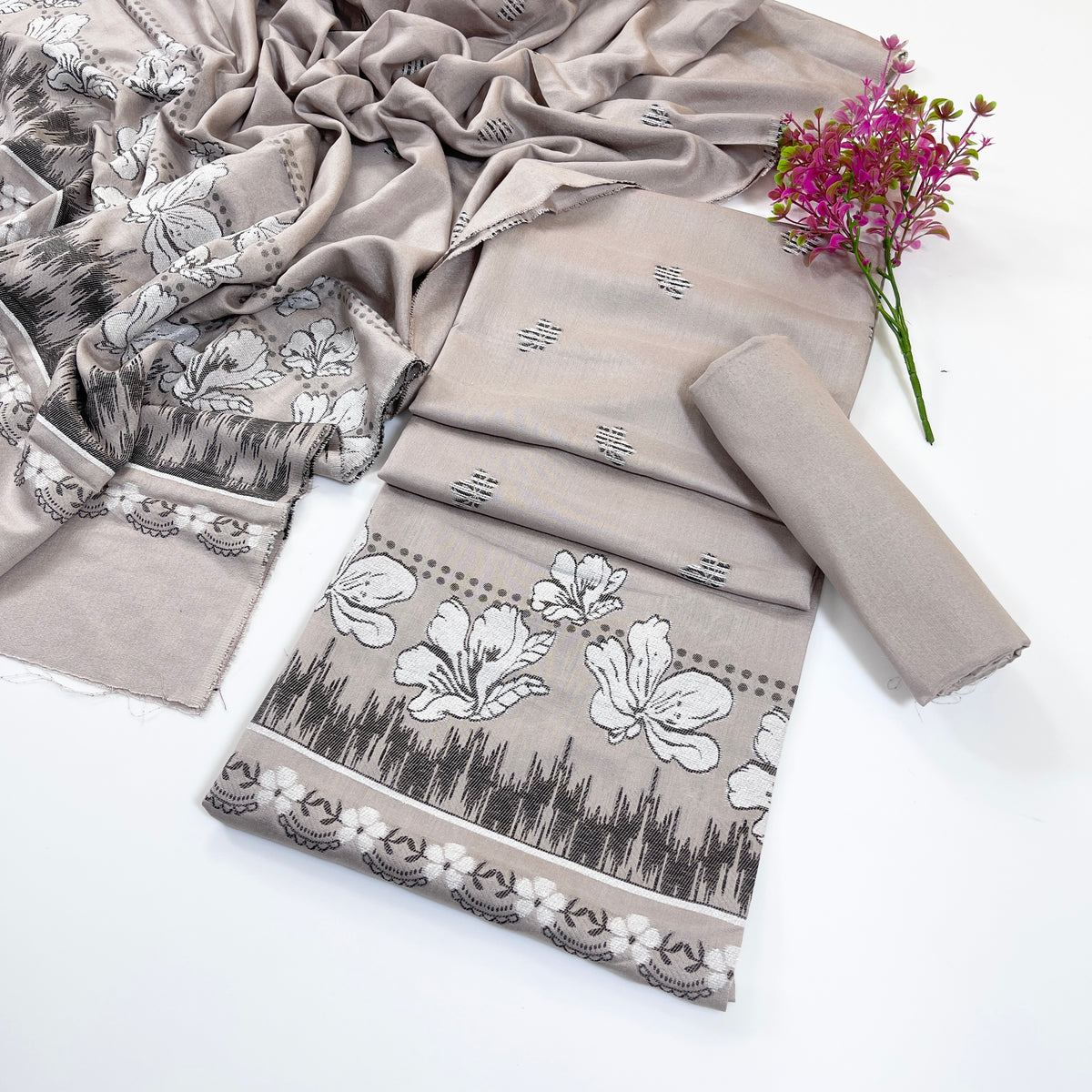 Sapphire Jacquard Karandi 3PC