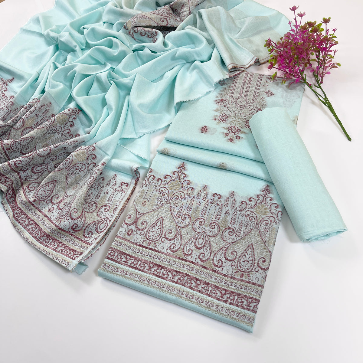 Sapphire Jacquard Karandi 3PC