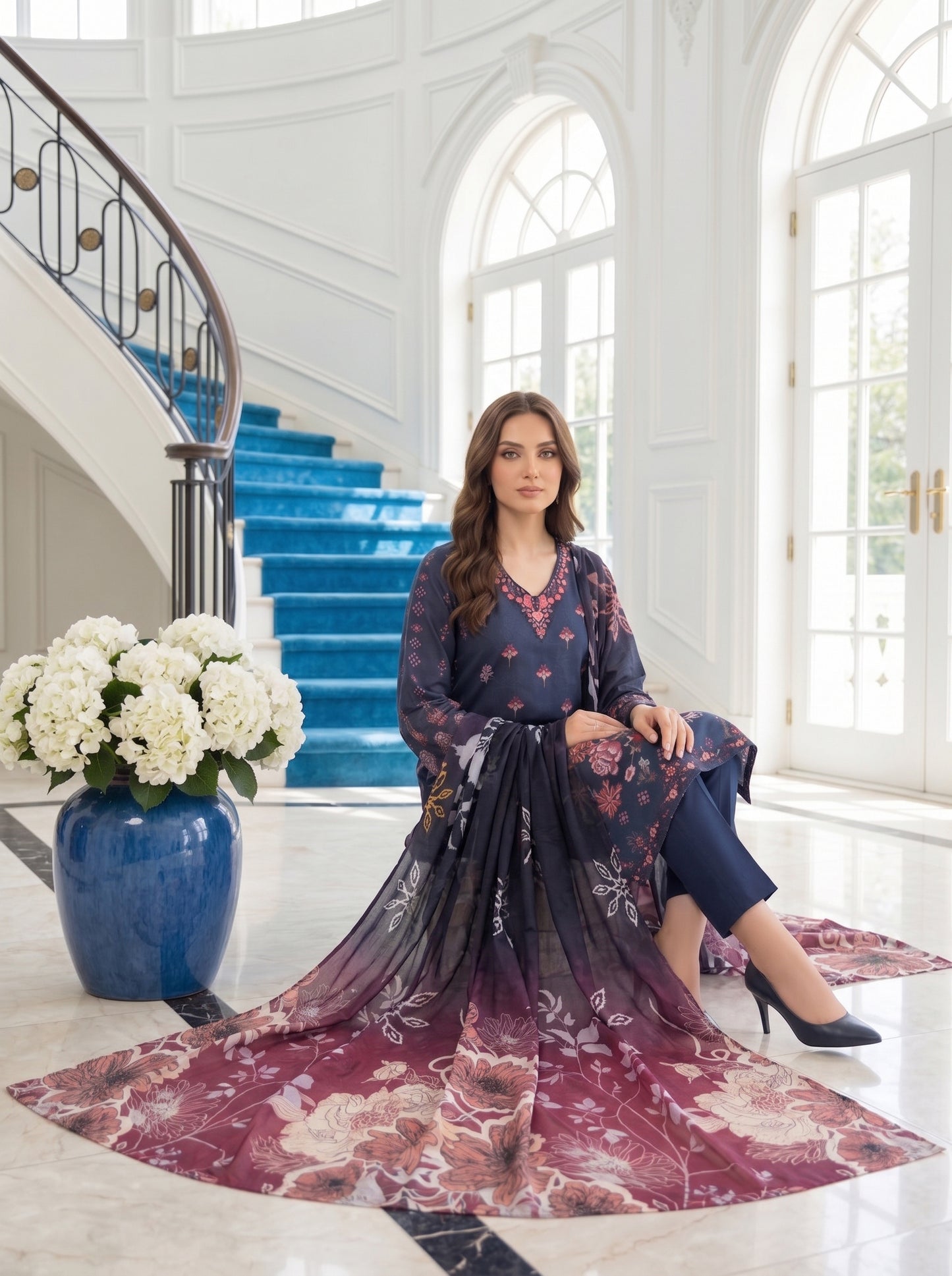Gulnaar By Anaya Noor Digital Printed Lawn 3PC