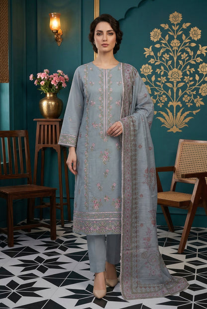 Shangrila By Anaya Noor Emb Baroshia Lawn 3PC