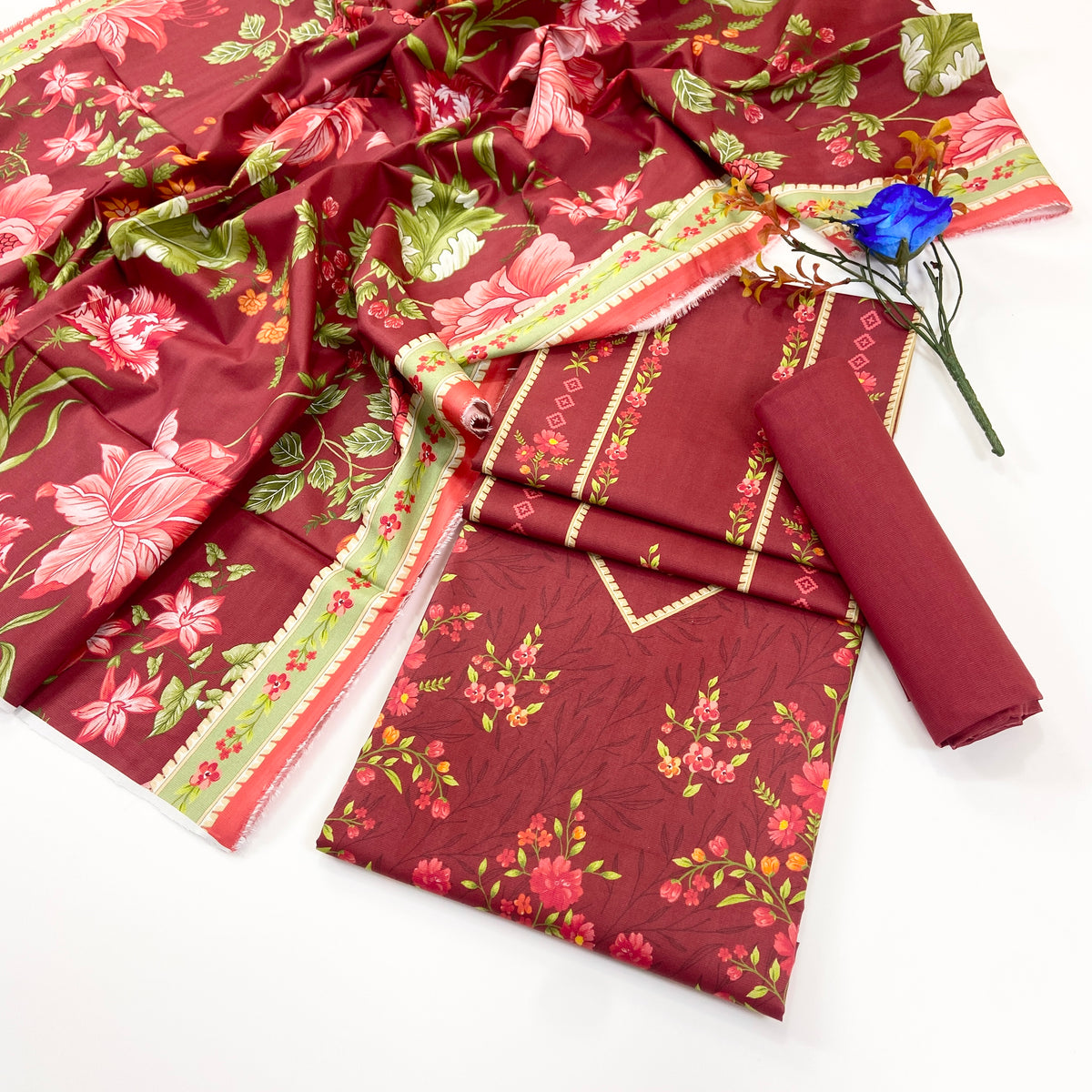 Anaya Noor Digital Printed Cotry Khaddar 3PC