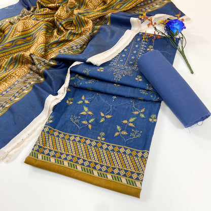 Anaya Noor Winter 2026 Plain Emb Khaddar 3PC