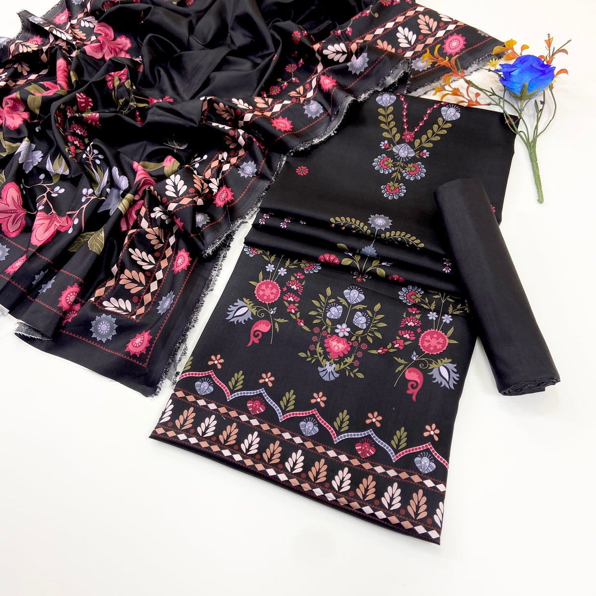 Nirvana By Shanaya Digital Printed Linen 3PC