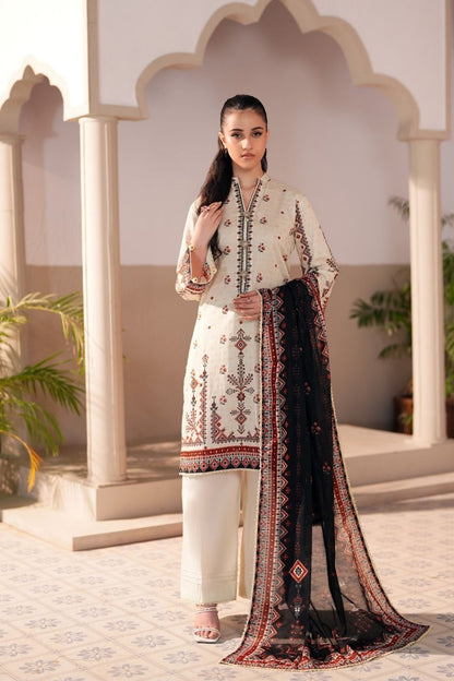 Jacquard By Regalia Digital Printed Lawn 3PC