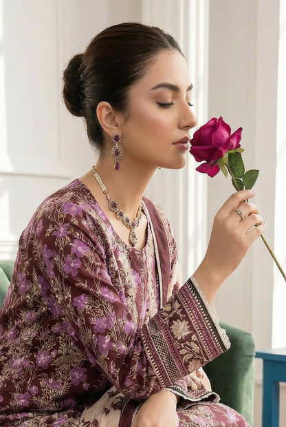 Angan By Anaya Noor Emb & Printed Lawn 3PC