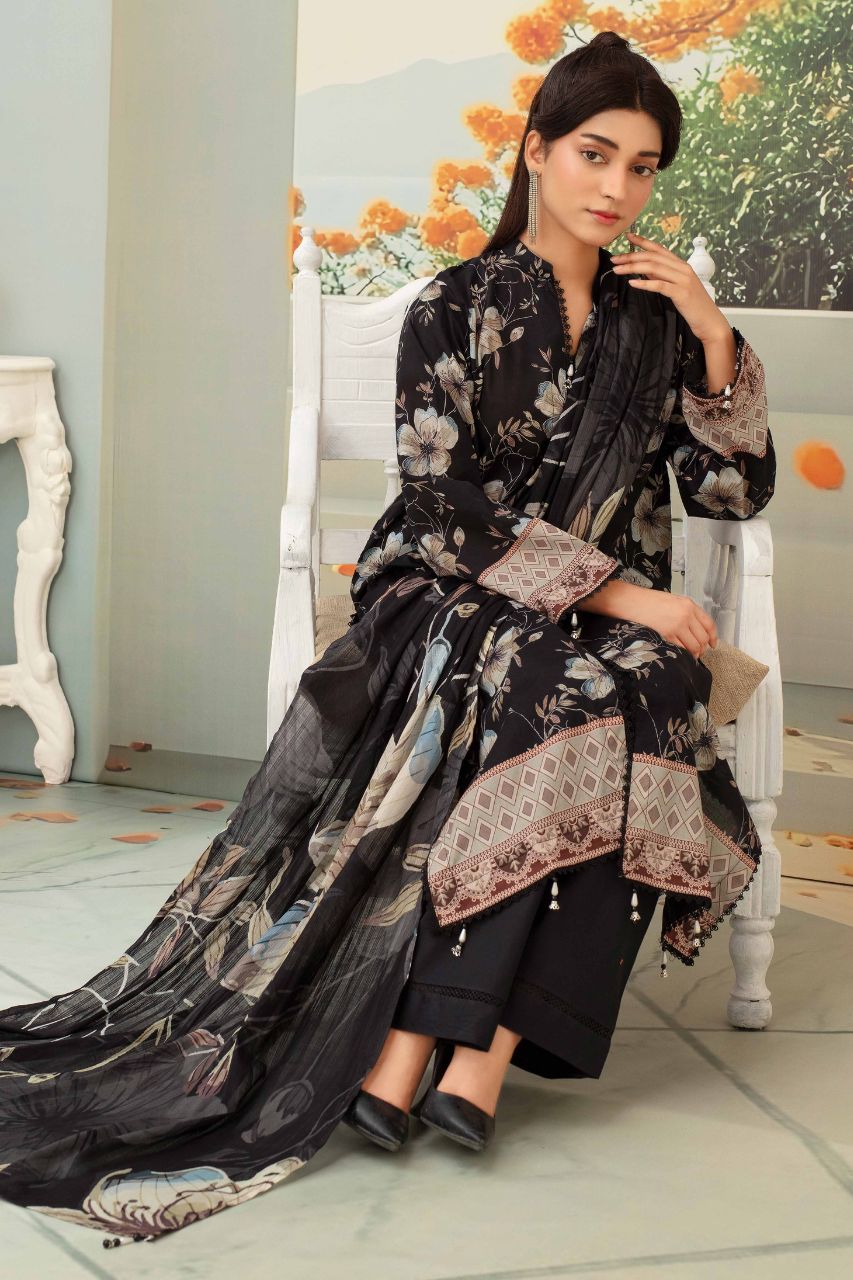 Fabiha By Feroza Digital Printed Lawn 3PC