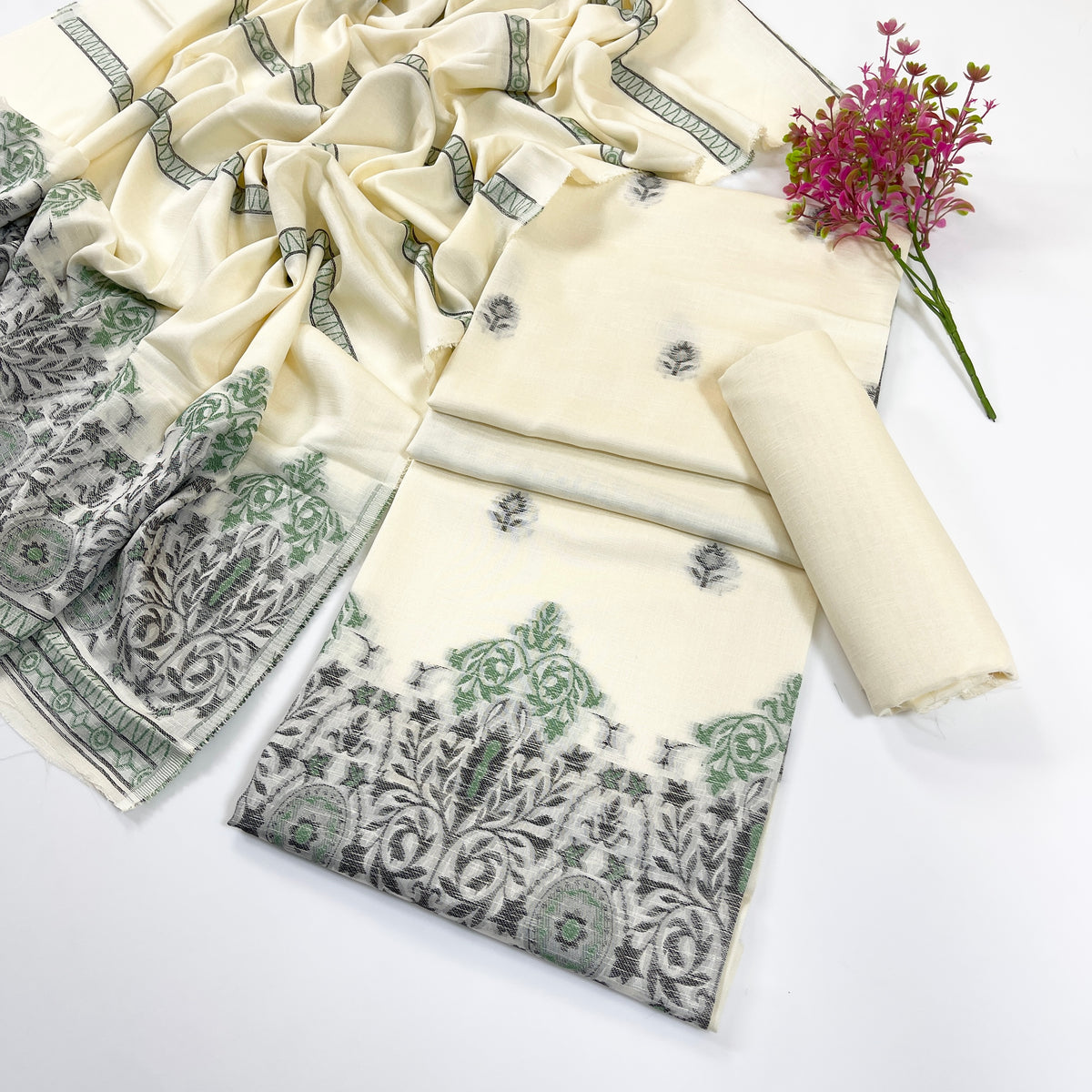 Sapphire Jacquard Karandi 3PC