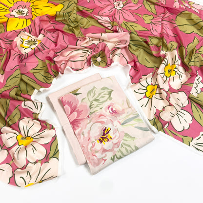 Zesh Digital Printed Linen Viscose 3PC