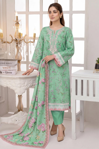 Mashaim Digital Printed Khaddar 3PC