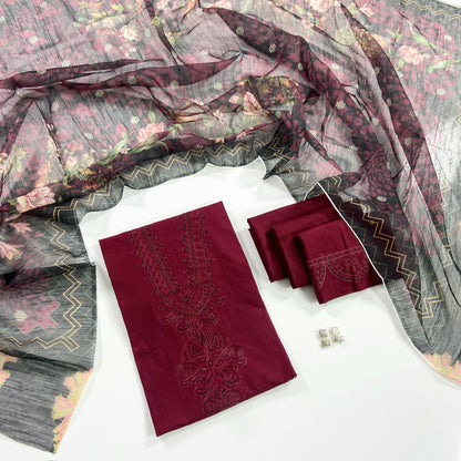 Lakhany Fully Embroidered Lawn 3PC