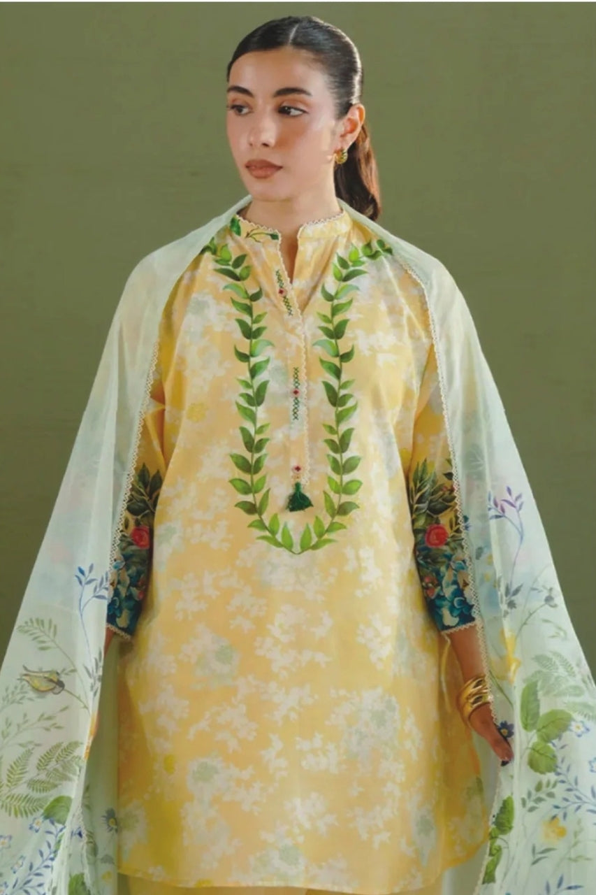 Coco By Zara Shahjahan Digital Printed Lawn 3PC