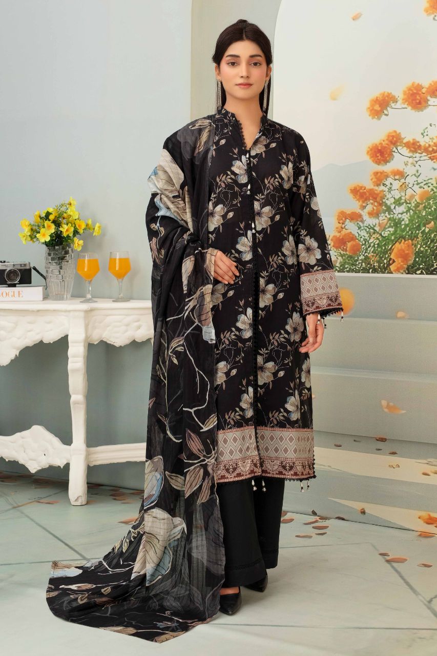 Fabiha By Feroza Digital Printed Lawn 3PC