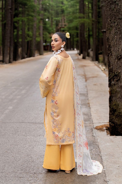 Nura By Shanaya Digital & Emb Lawn Collection 3PC