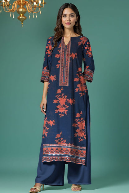 Wania Gold Premium Digital Printed Bana Dora Lawn 2PC