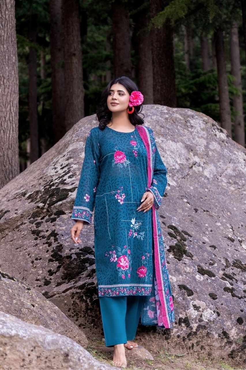 Riwayat By Shanaya Digital Printed Lawn 3PC