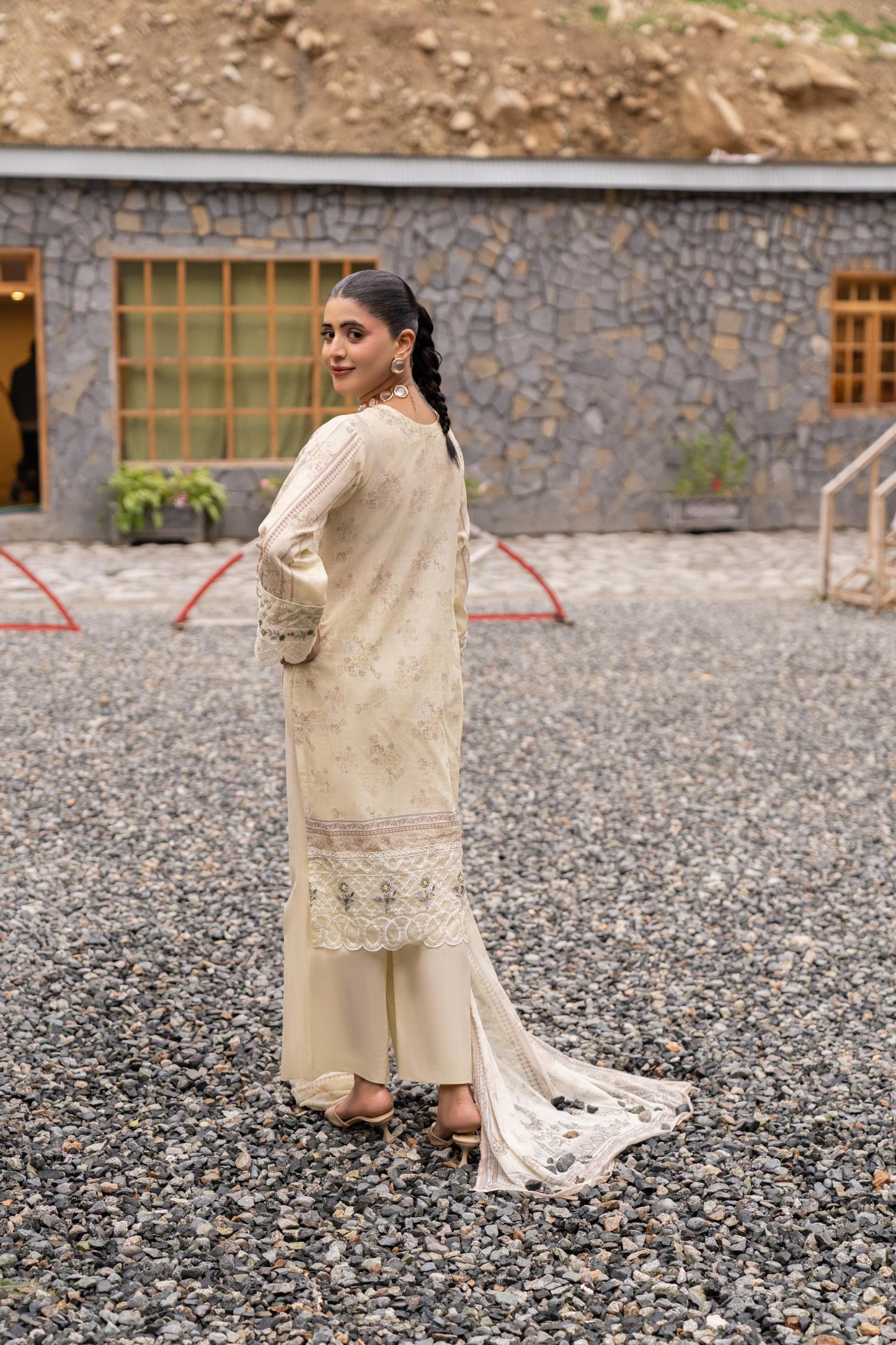 Shanaya Digital Emb Lawn 3PC