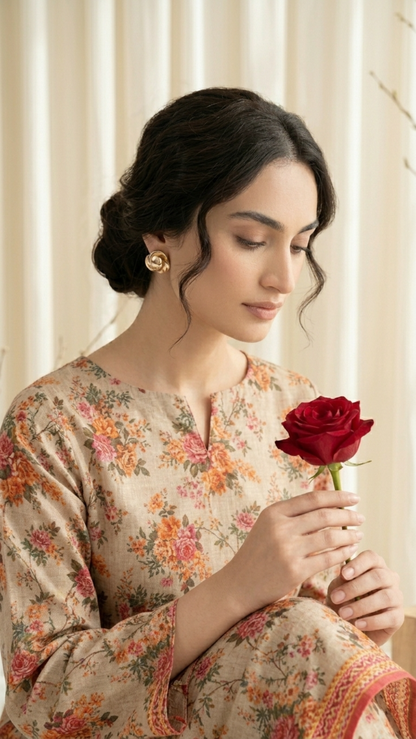 Anaya Noor Two Piece Digital Printed Lawn 2PC