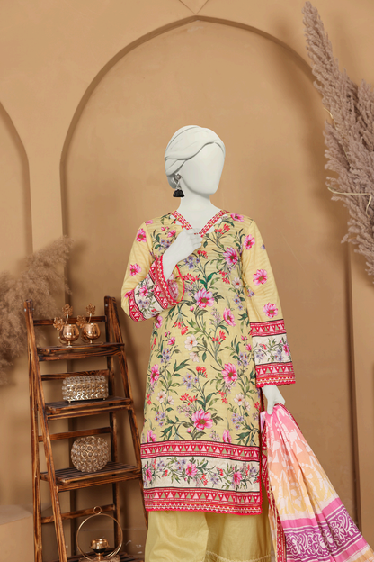 Imsha By Murashe Digital Printed Doria Lawn 3PC
