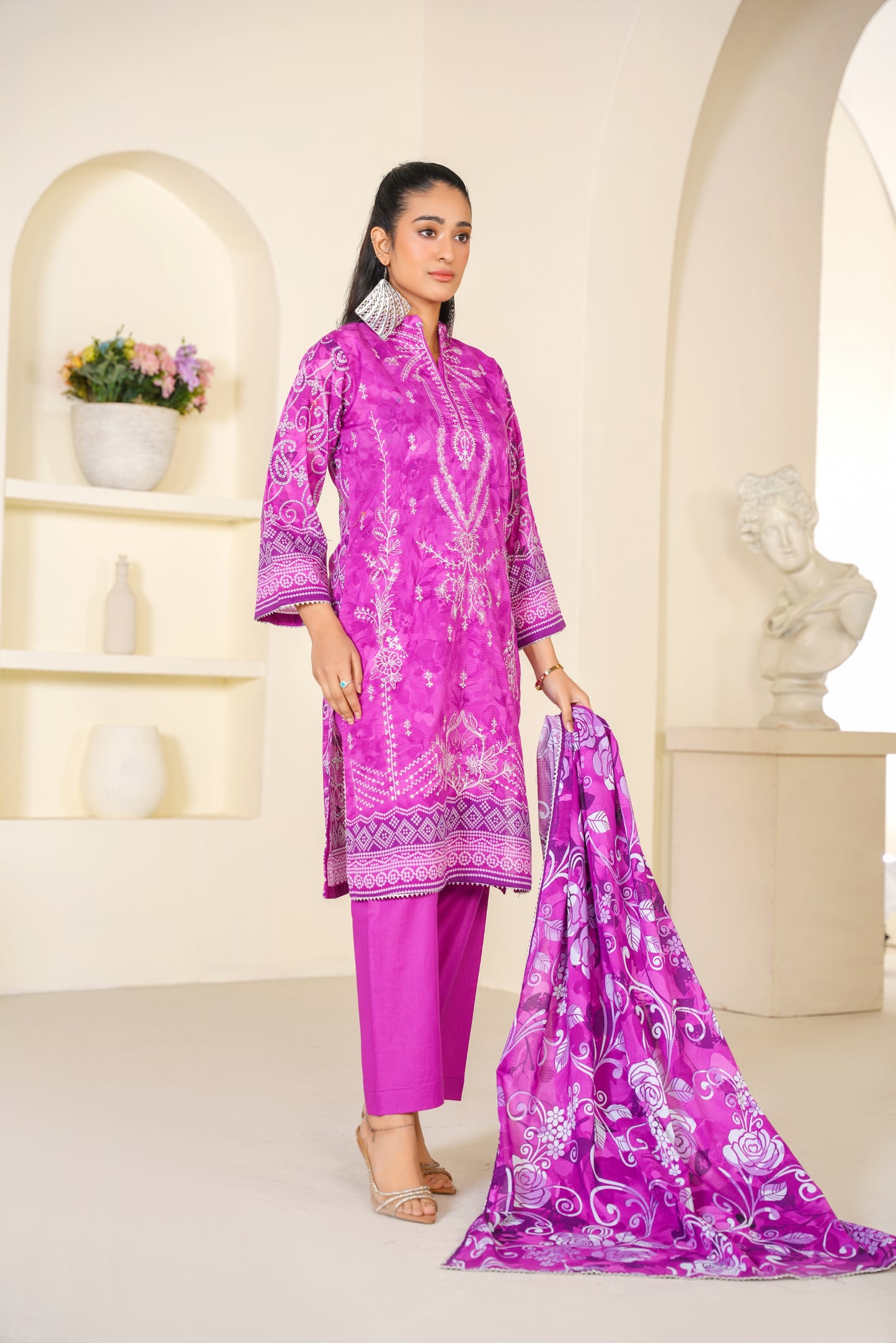 Rang Reza By Anaya Noor Embroidered Bana Dora 3PC