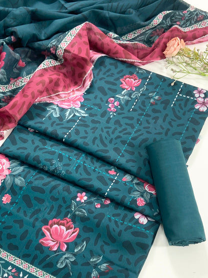Riwayat By Shanaya Digital Printed Lawn 3PC