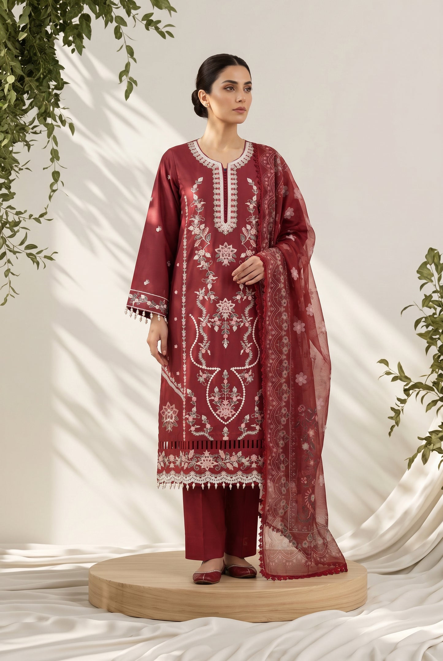 Dewani By Anaya Noor – Embroidered Lawn 3PC
