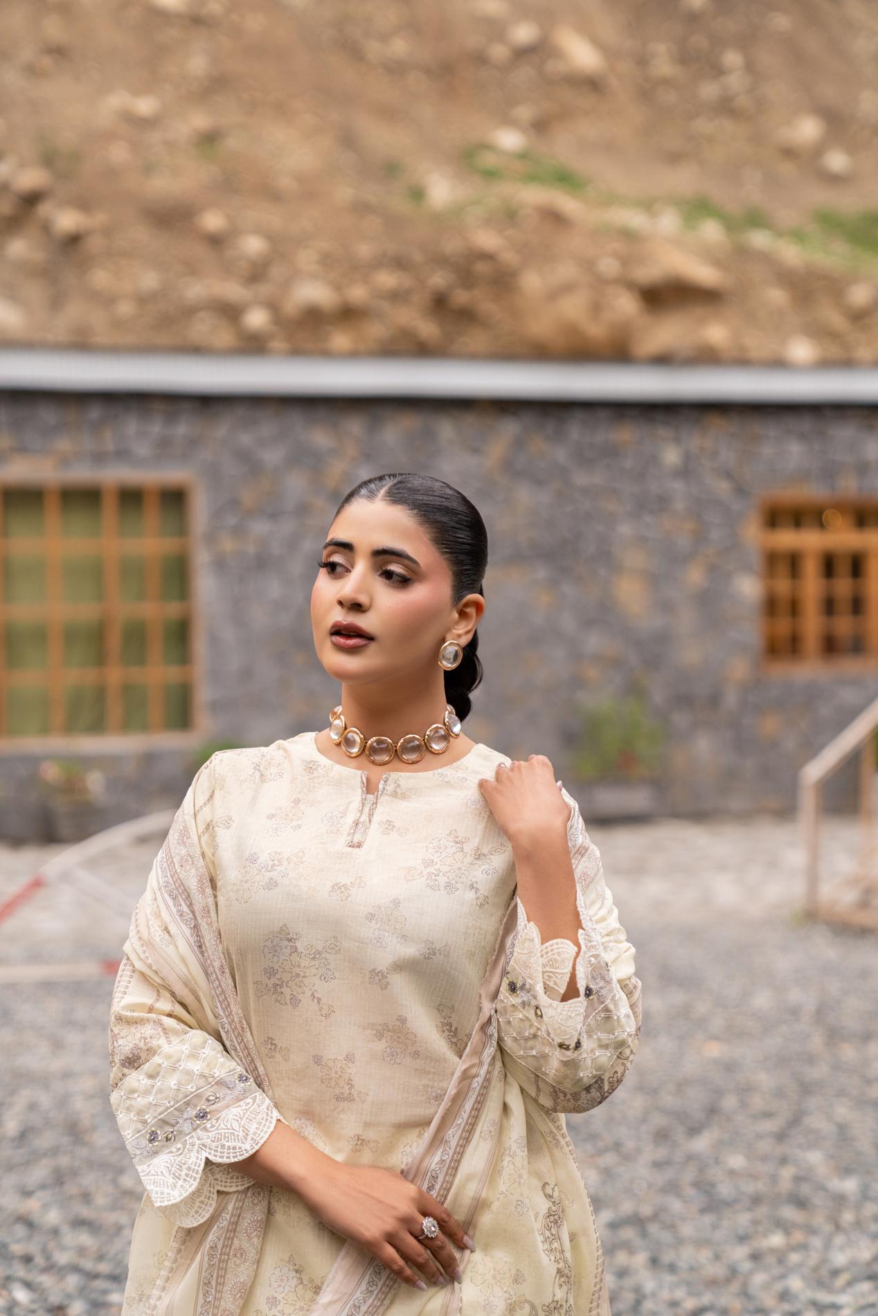Shanaya Digital Emb Lawn 3PC
