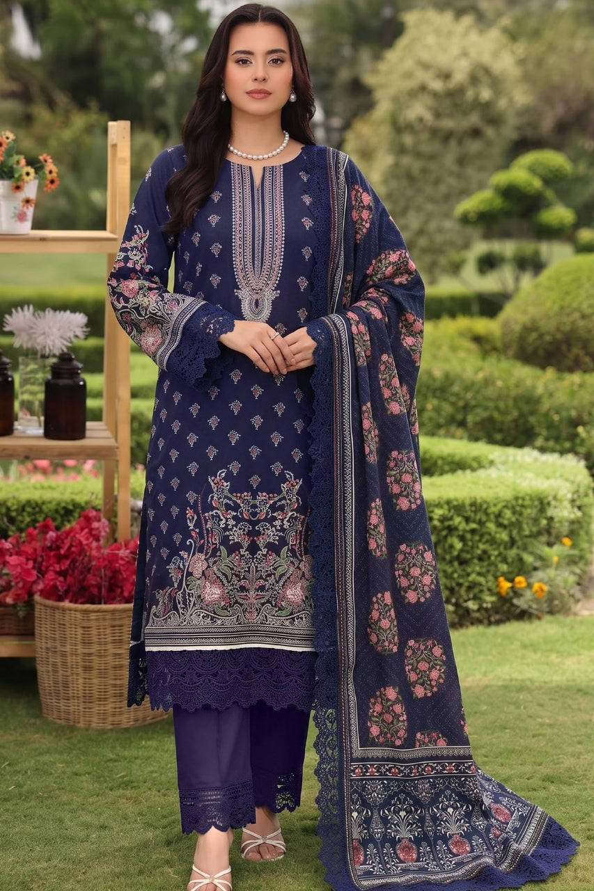 Malhaar Digital Printed Linen 3PC