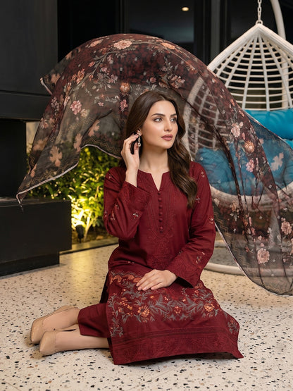 Lakhany Fully Embroidered Lawn 3PC