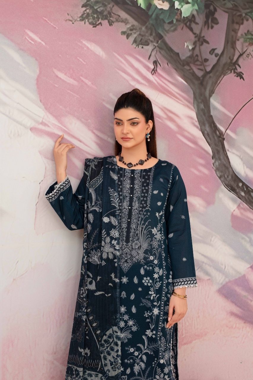 Fabiha By Feroza Digital Printed Lawn 3PC