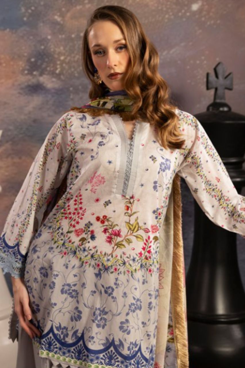 Dill Buro By Paltar Premium Printed Lawn-3PC