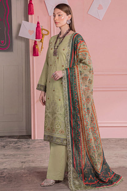 Morocco By Anaya Noor Emb Chickenkari Lawn 3PC