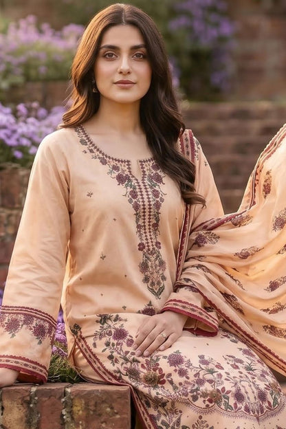 Mashaim Digital Printed Lawn 3PC