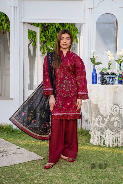 Raabi Premium Printed Lawn 3PC