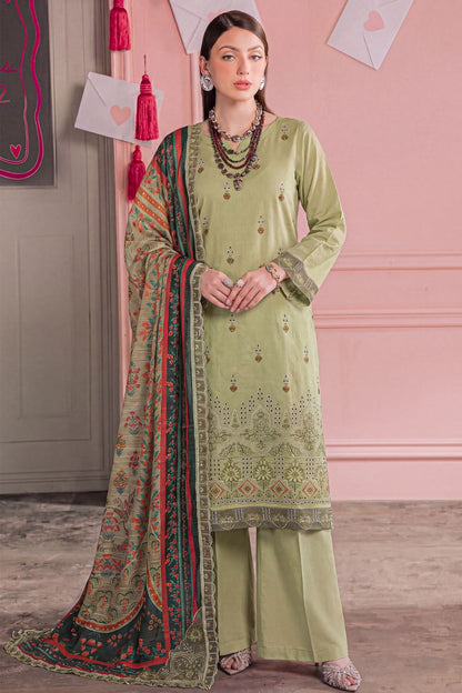 Morocco By Anaya Noor Emb Chickenkari Lawn 3PC