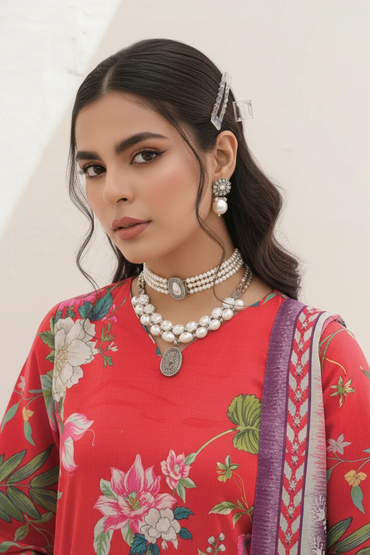 Afreen By Lala Digital Printed Airjet Lawn 3PC