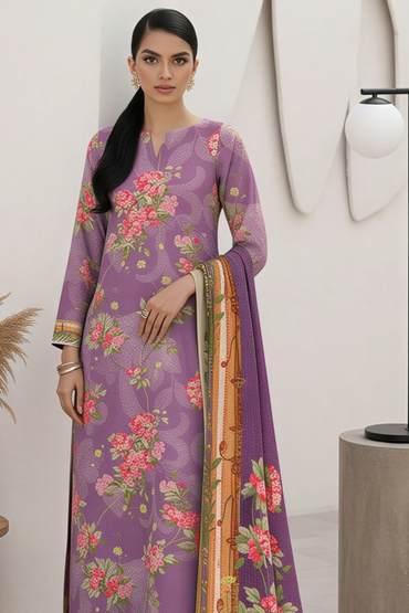 Afreen By Lala Digital Printed Airjet Lawn 3PC