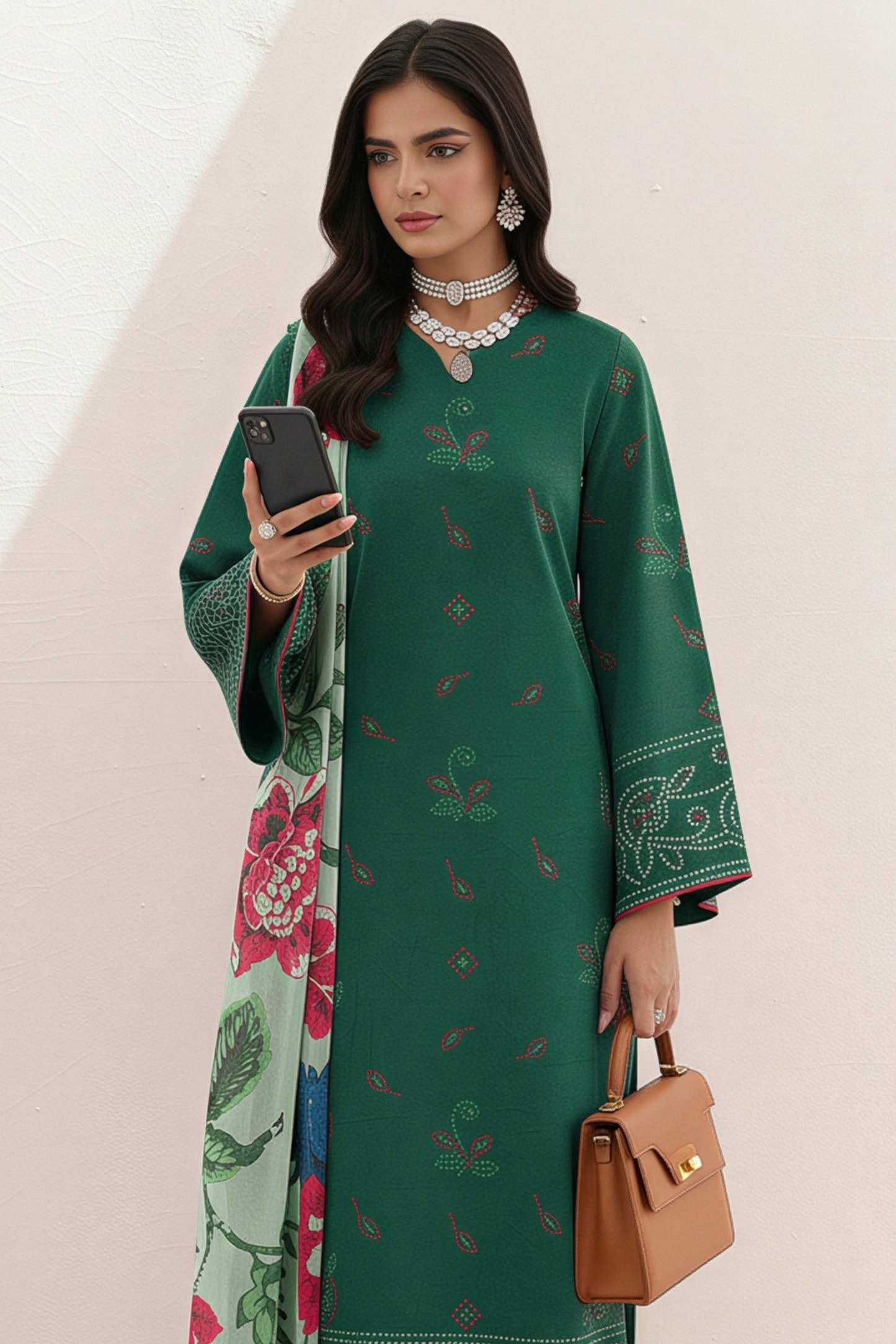 Afreen By Lala Digital Printed Airjet Lawn 3PC